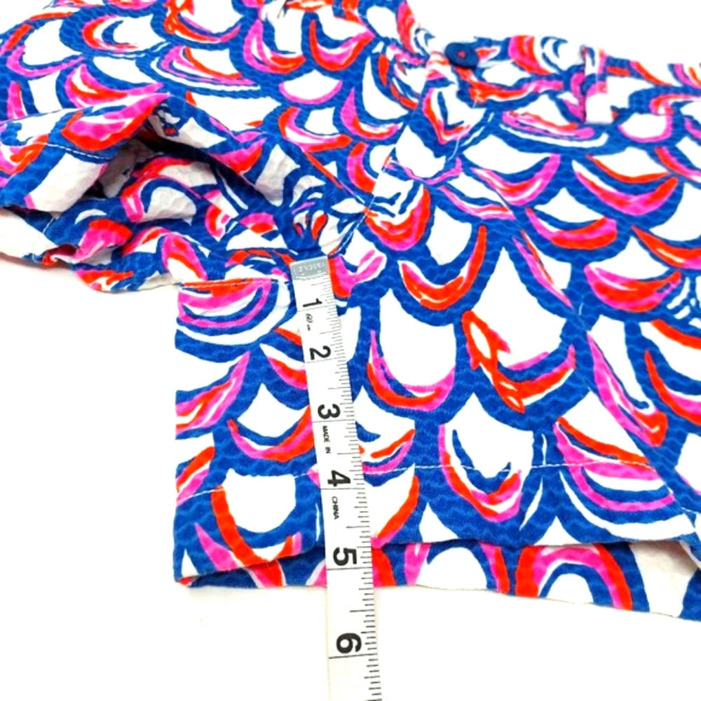 Lilly Pulitzer Colorful Patterned Shorts - Red, Pink, Blue - Picture 6 of 11